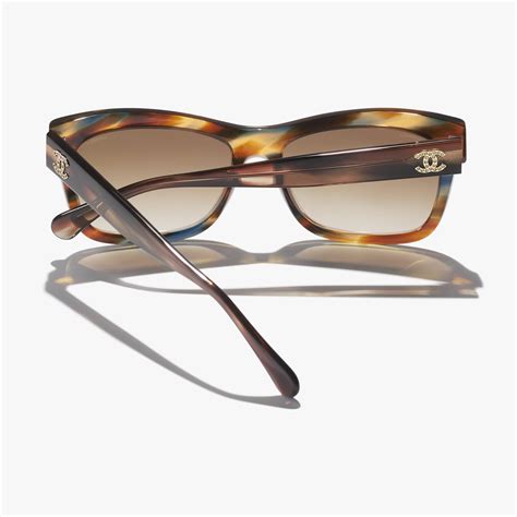 chanel vintage rectangle sunglasses